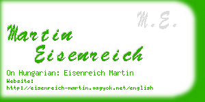 martin eisenreich business card